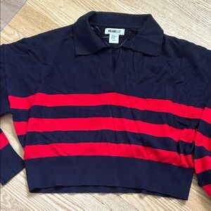 William Rast Navy Polo Shirt
